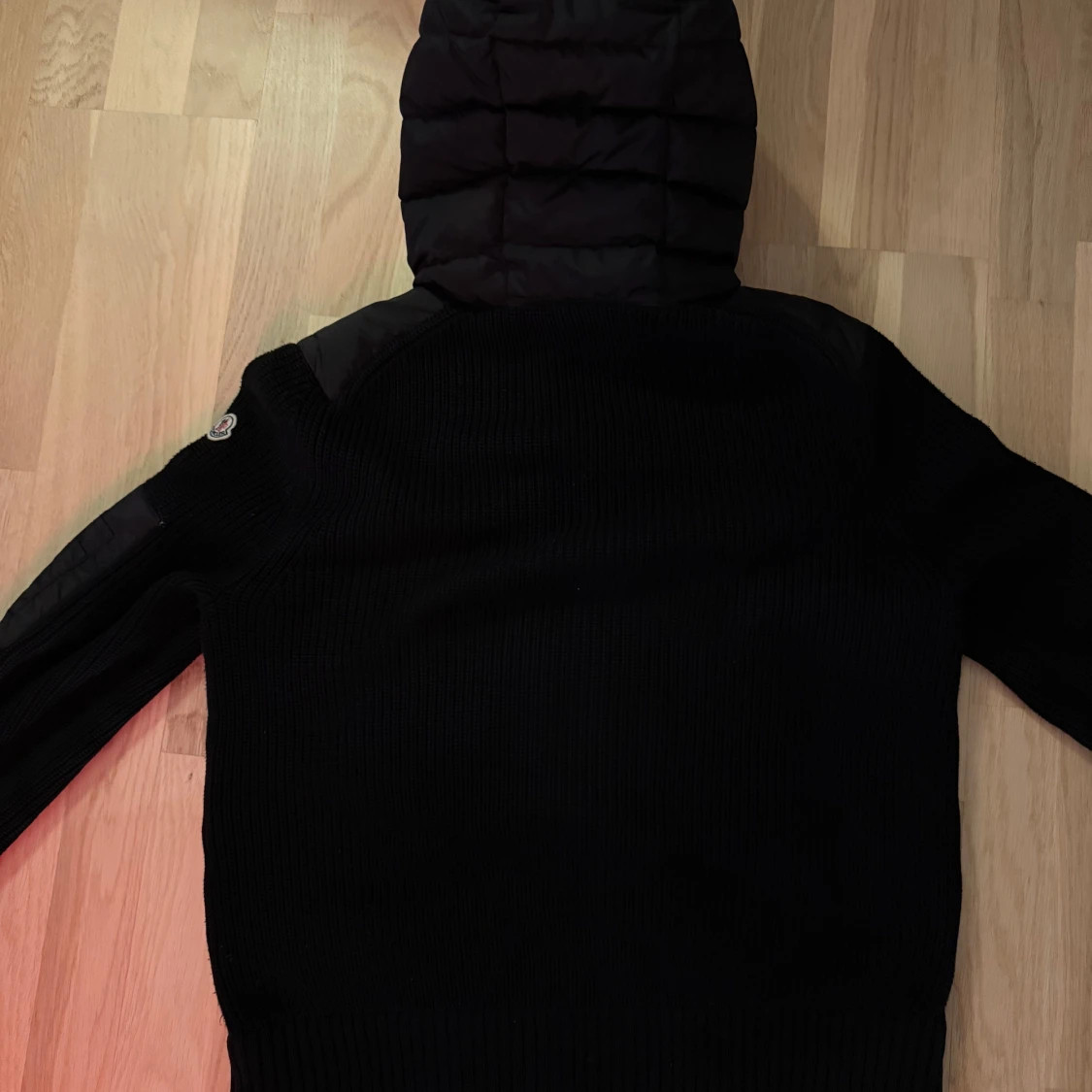 Svart Moncler cardigan med huva - 2