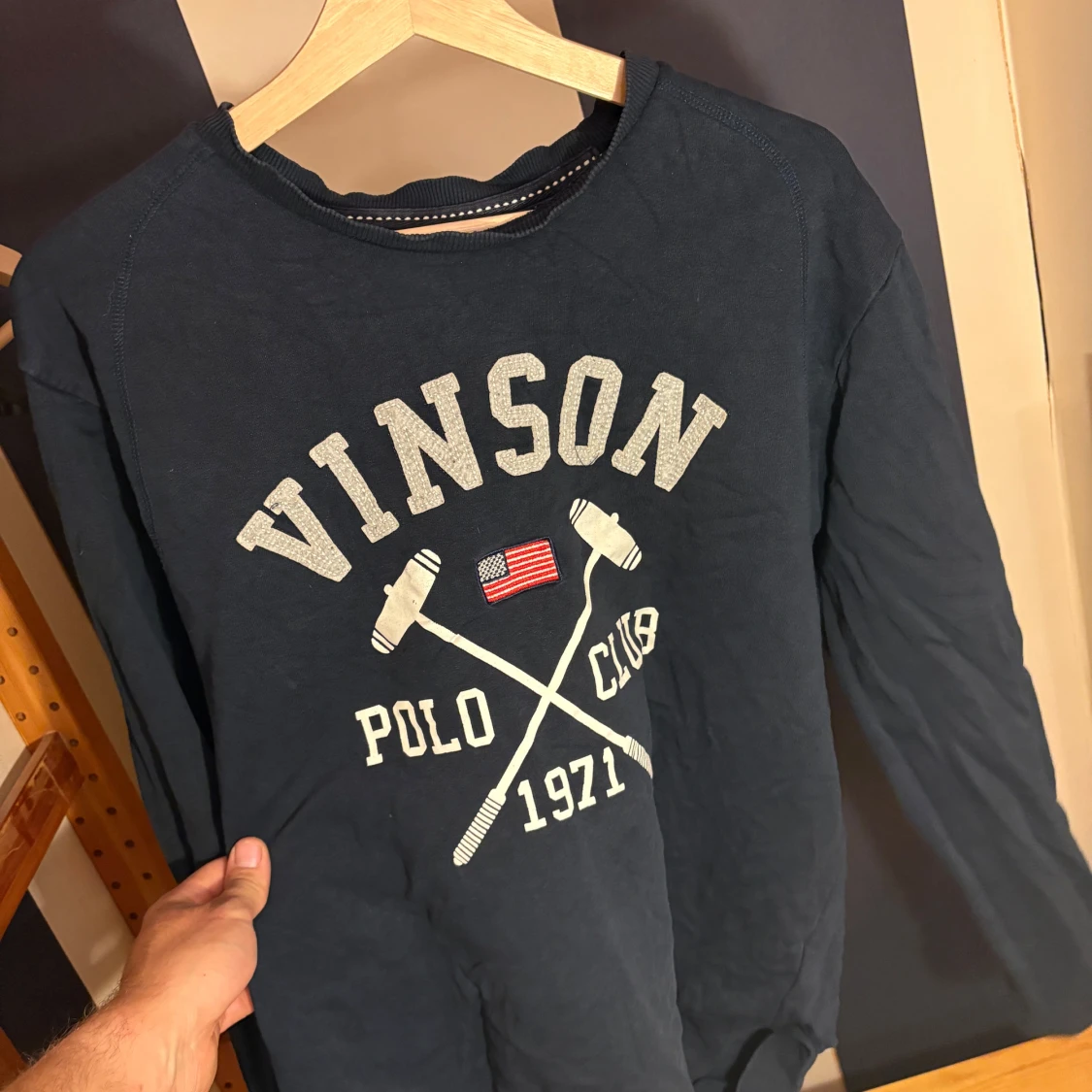 Mörkblå tröja Vinson Polo Club - 3