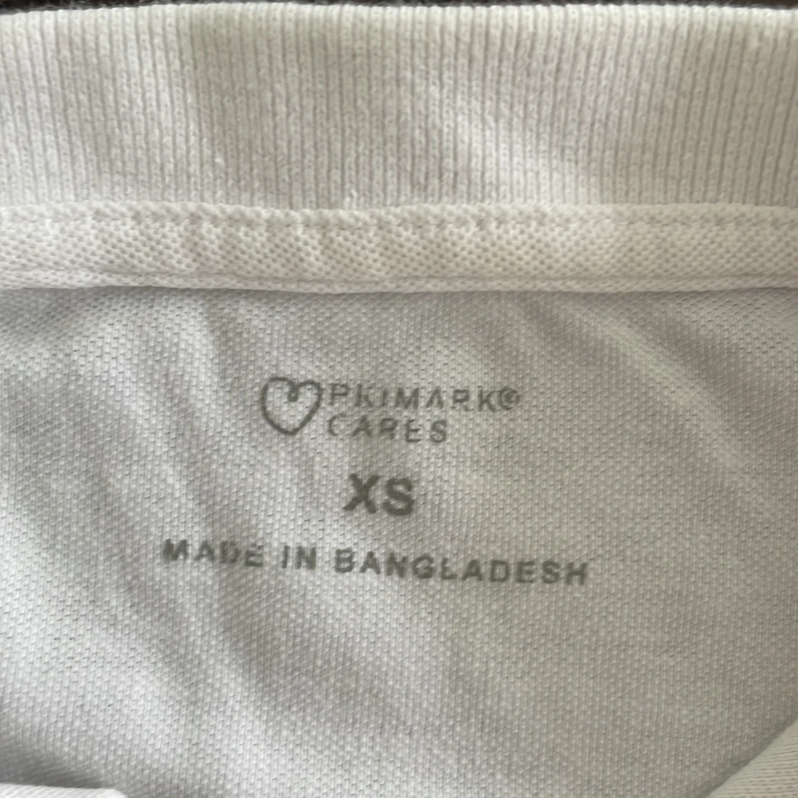 Vit pikétröja från Primark XS - 2
