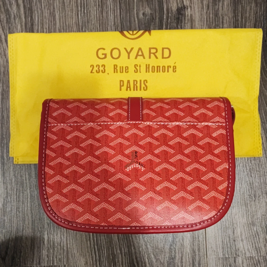 Helt ny röd axelväska  - 1