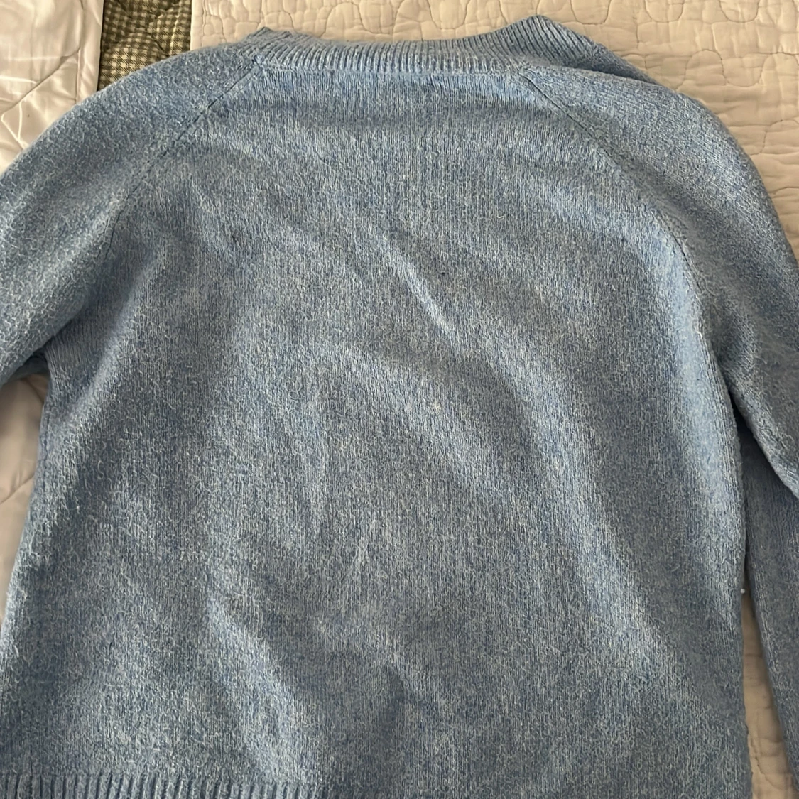 Ljusblå stickad tröja från Vero Moda - 2