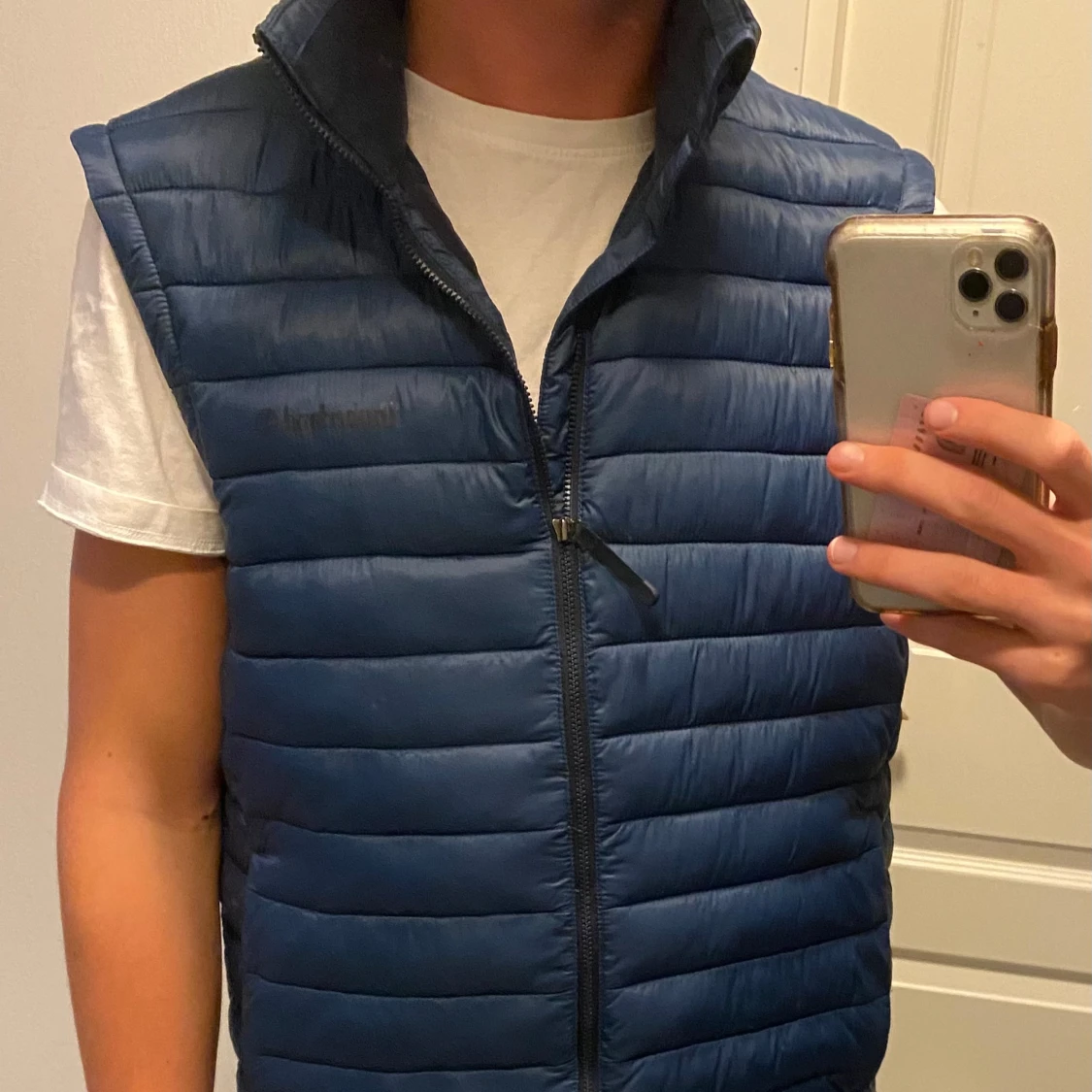 Blå dunväst från Timberland M