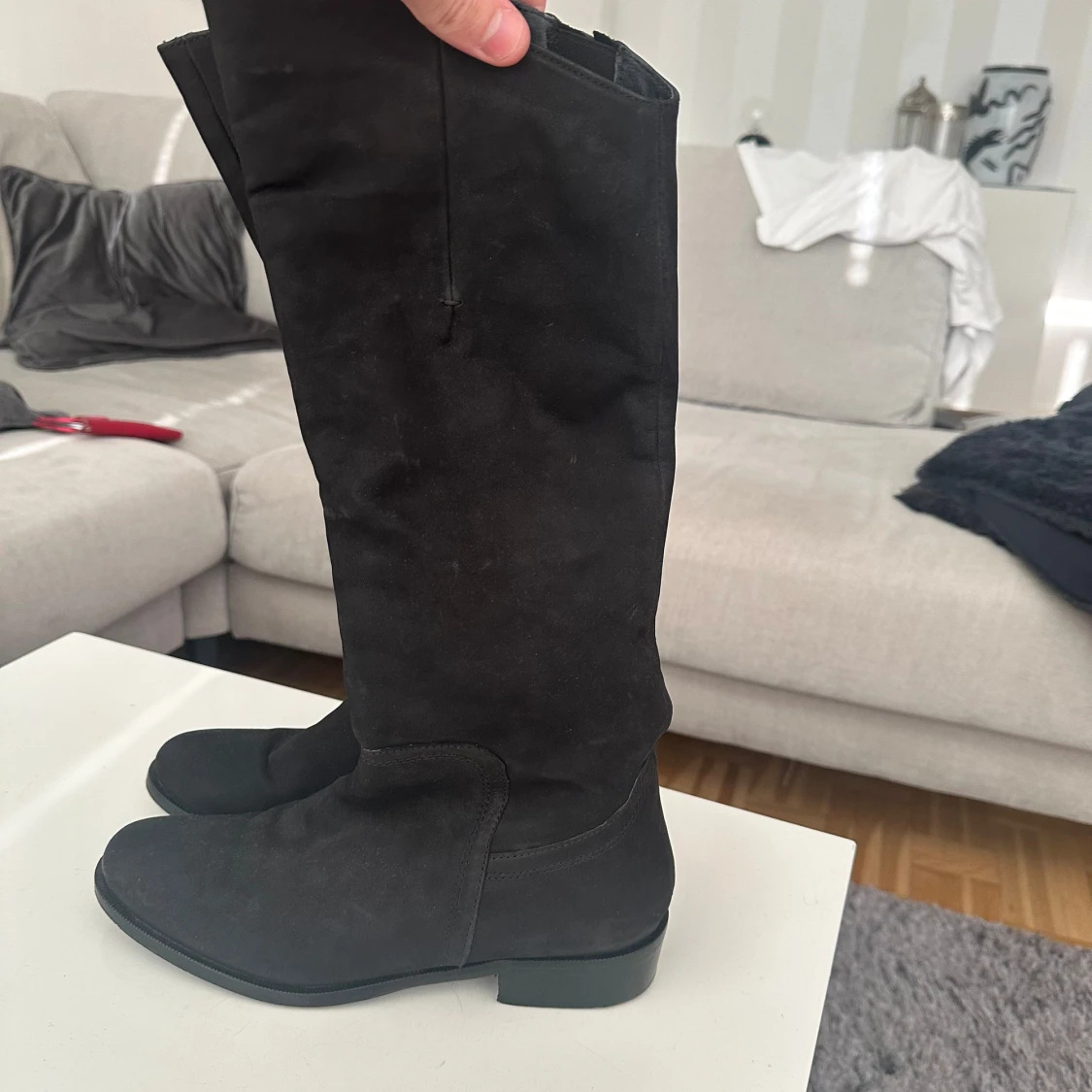 Svarta mockastövlar storlek 38 - 1