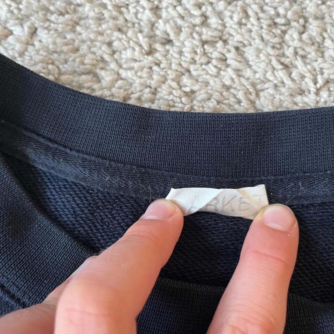 Mörkblå sweatshirt från ARKET XS - 2