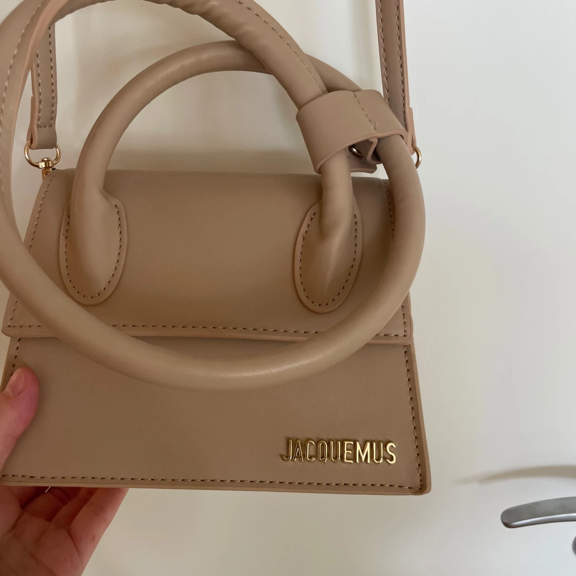 Beige Jacquemus väska  - 1