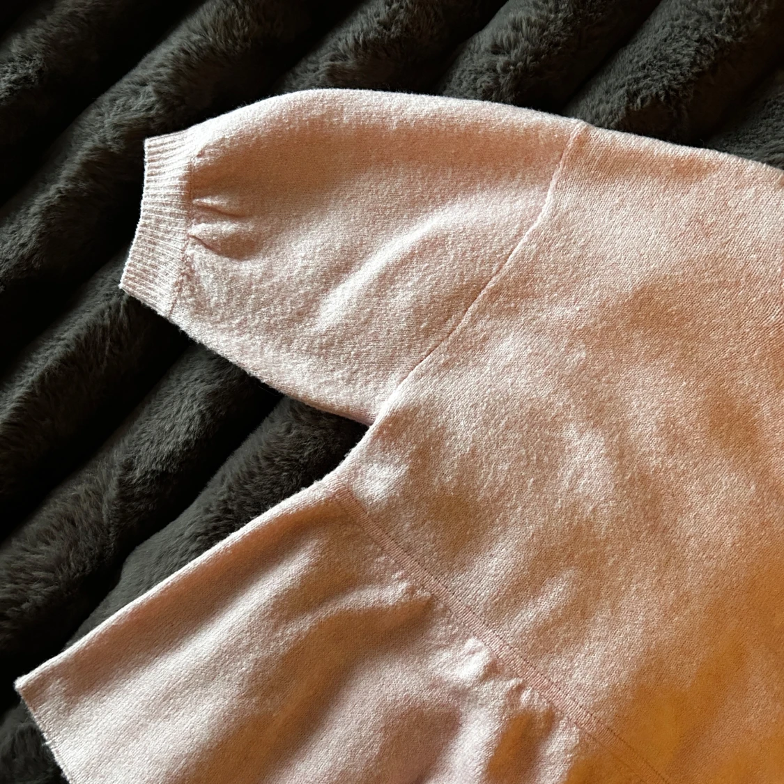 Ljusrosa stickad tröja från Nelly - 2