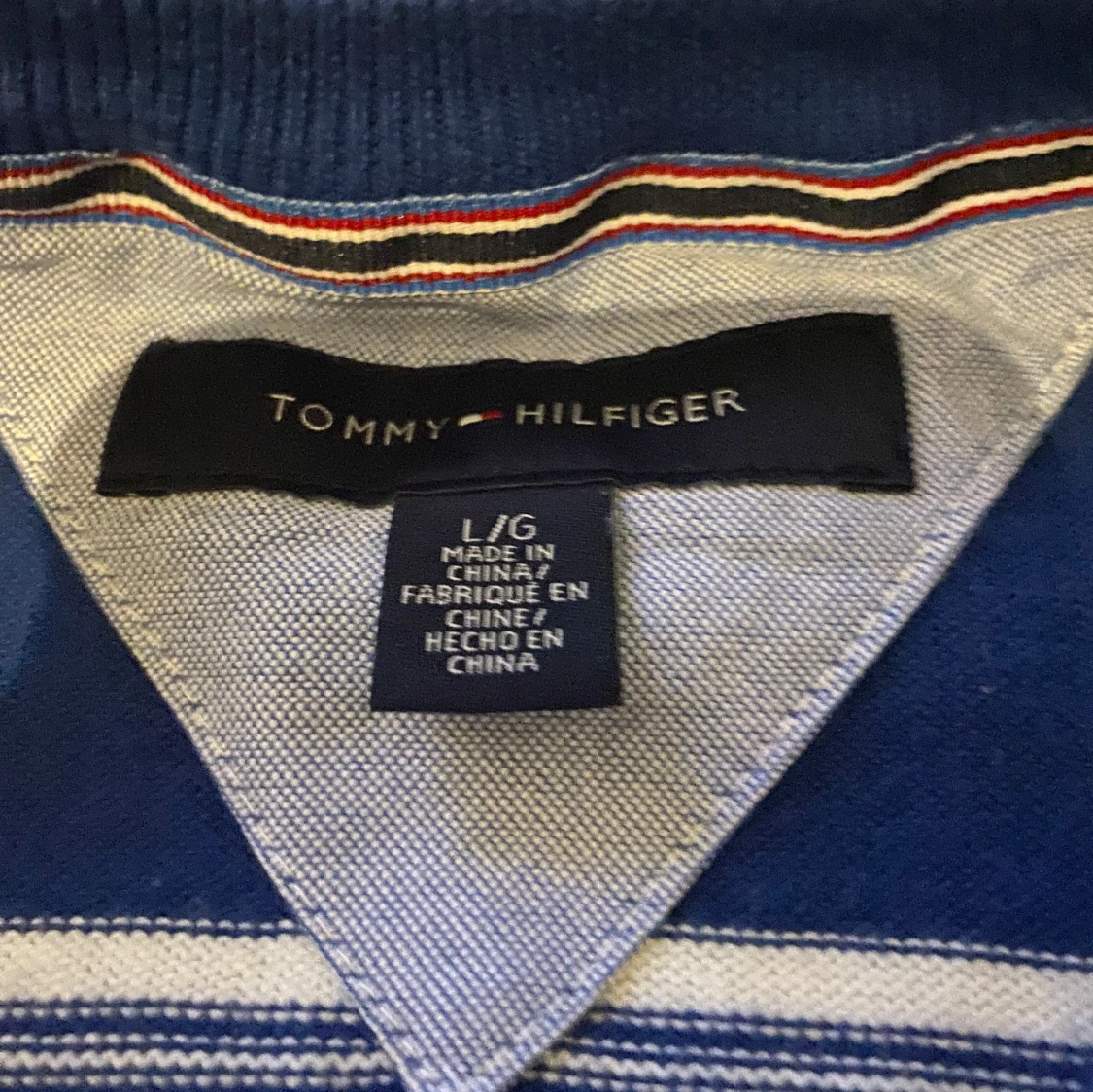 Blå randig tröja från Tommy Hilfiger - 2