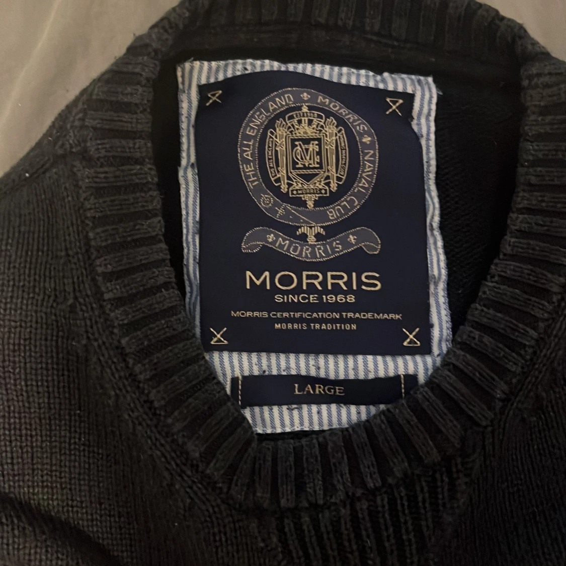 Svart stickad tröja Morris 1968 - 3