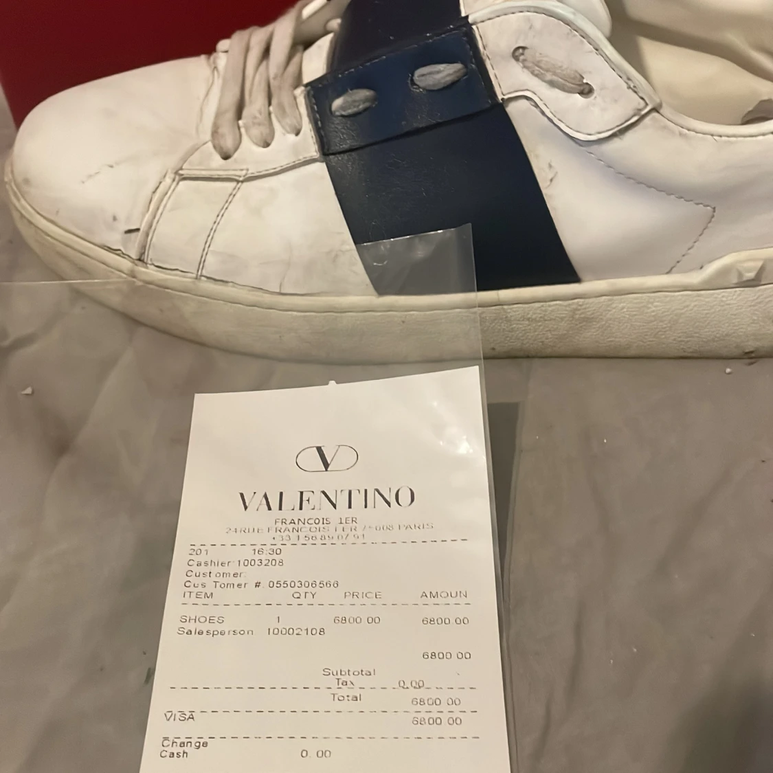 Valentino Garvani sneakers blå/vit - 2