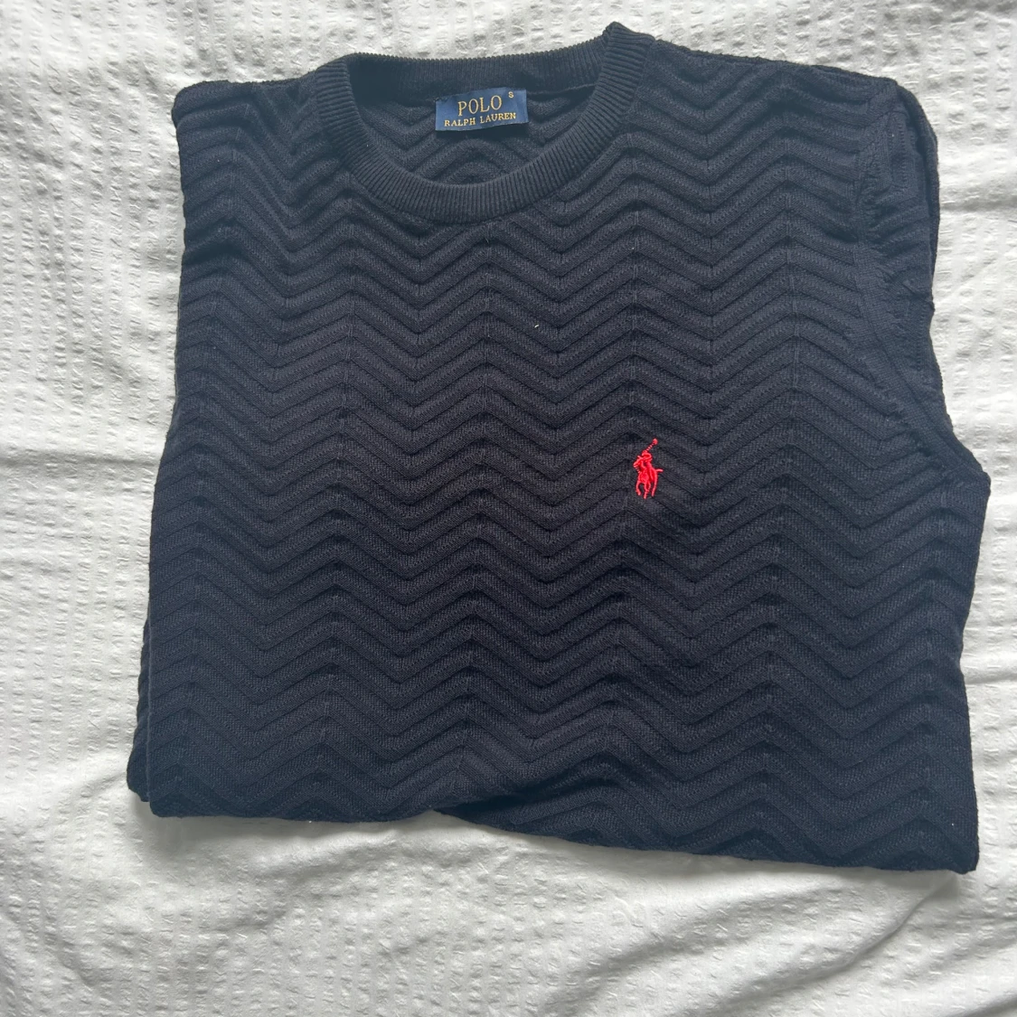 Svart stickad tröja Polo Ralph Lauren