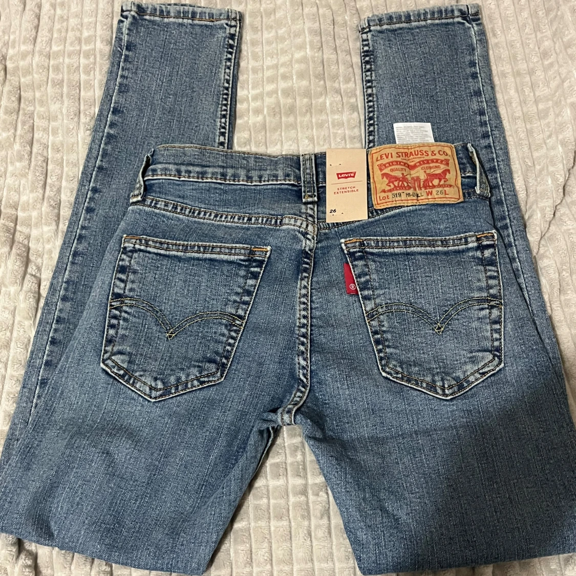 Levi's 519 blå stretchjeans W26