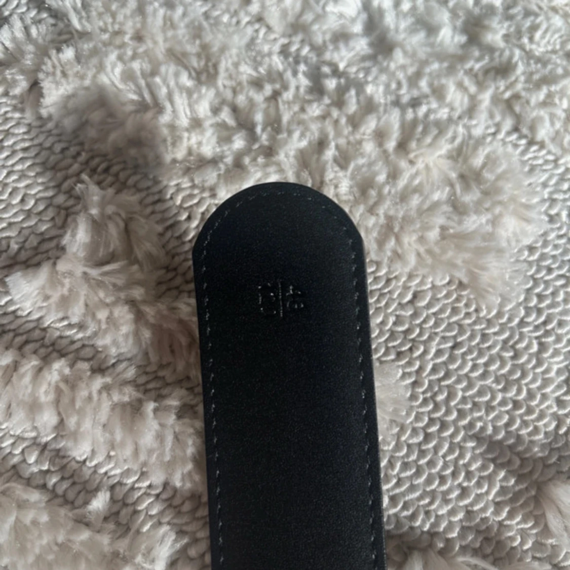 Svart skärp från Versace med guldspänne - 2