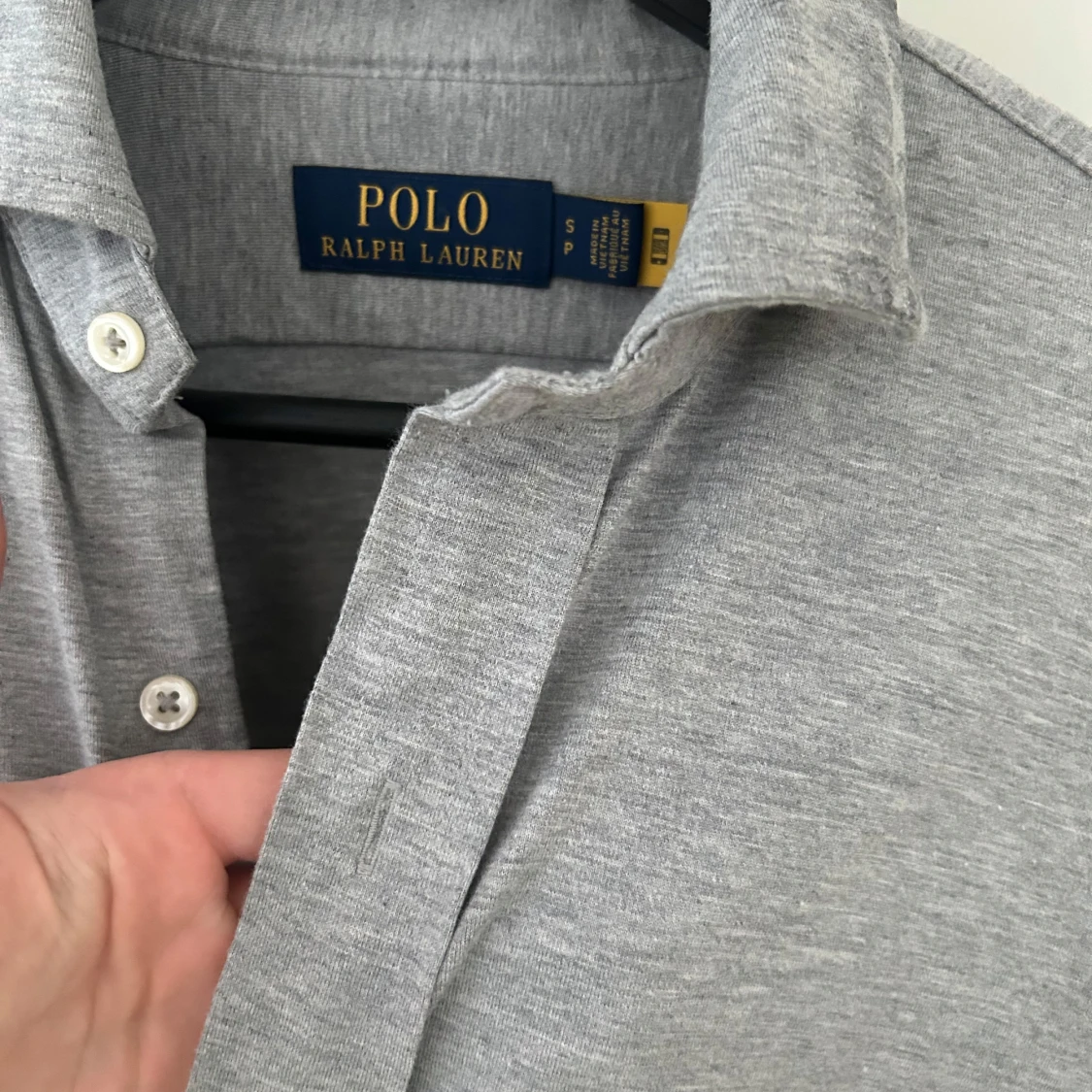 Grå långärmad skjorta Polo Ralph Lauren - 1