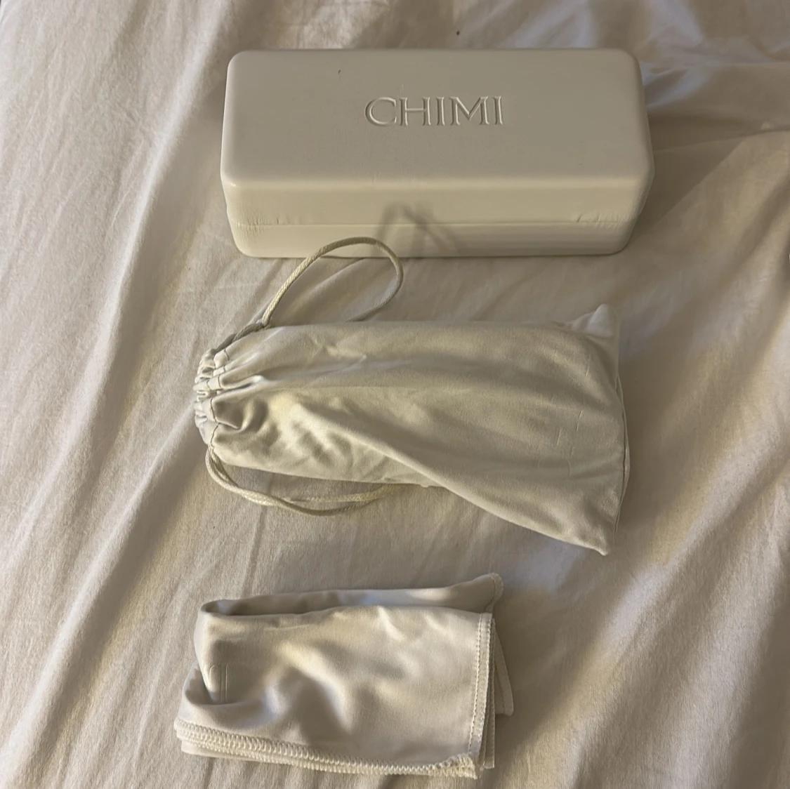 Beige CHIMI solglasögon med fyrkantig form - 1