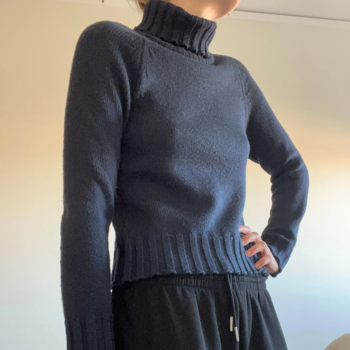 Mörkblå polotröja - 1
