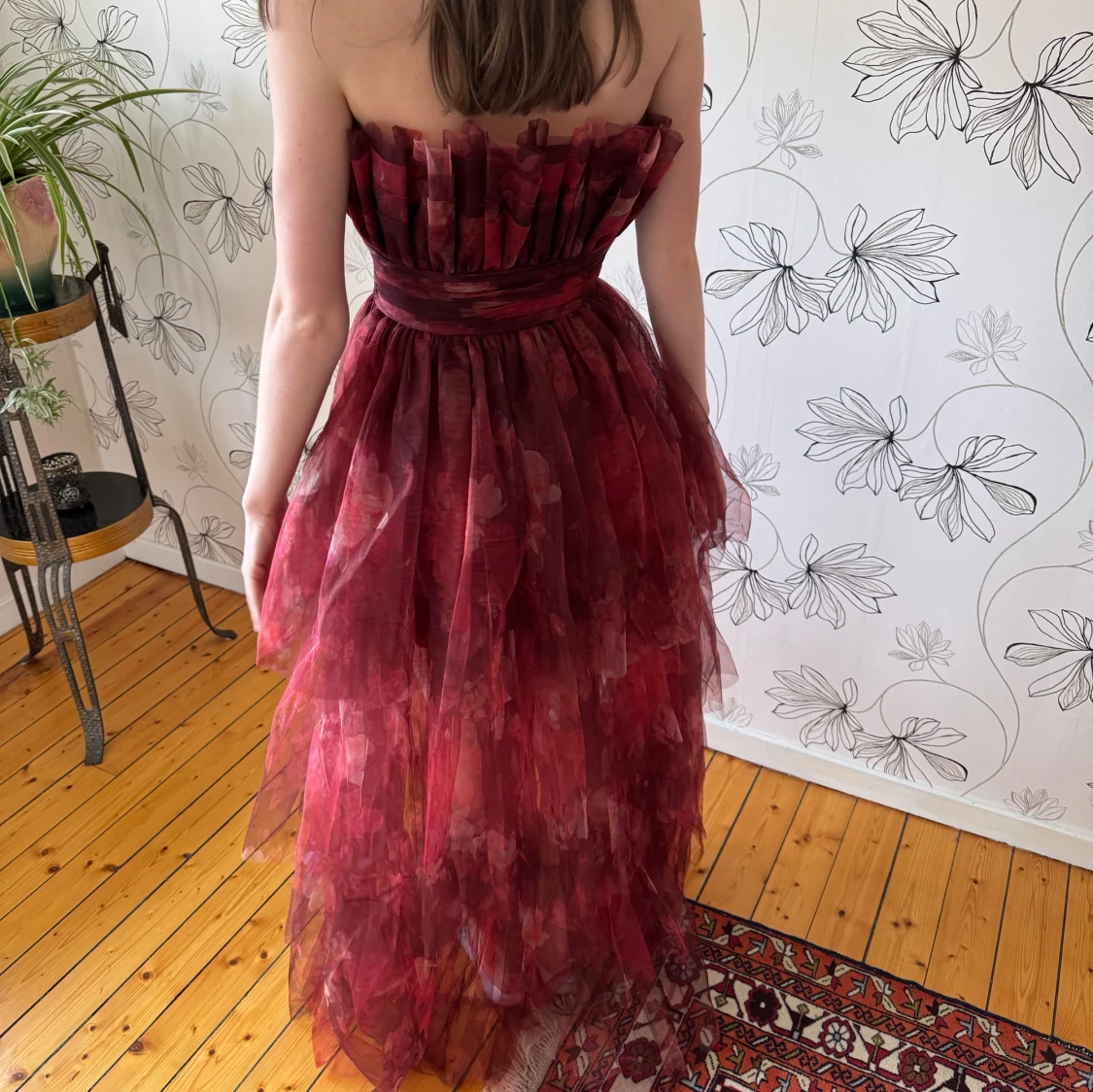 Vinröd balklänning  - 2