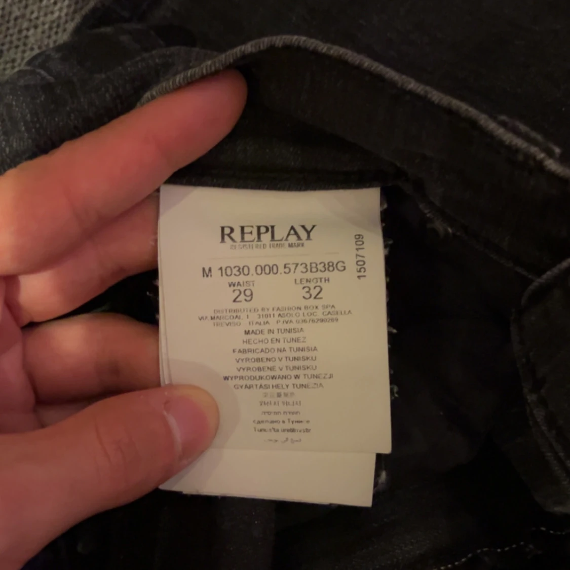 Svartgrå Replay jeans - 2