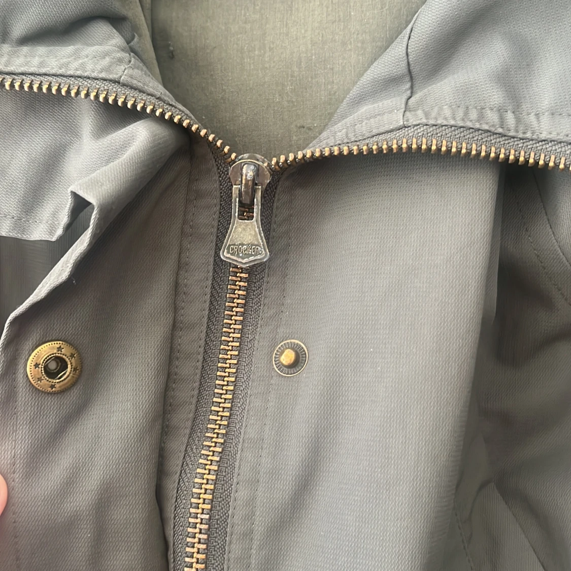 Olivgrön parkajacka från Crocker - 1