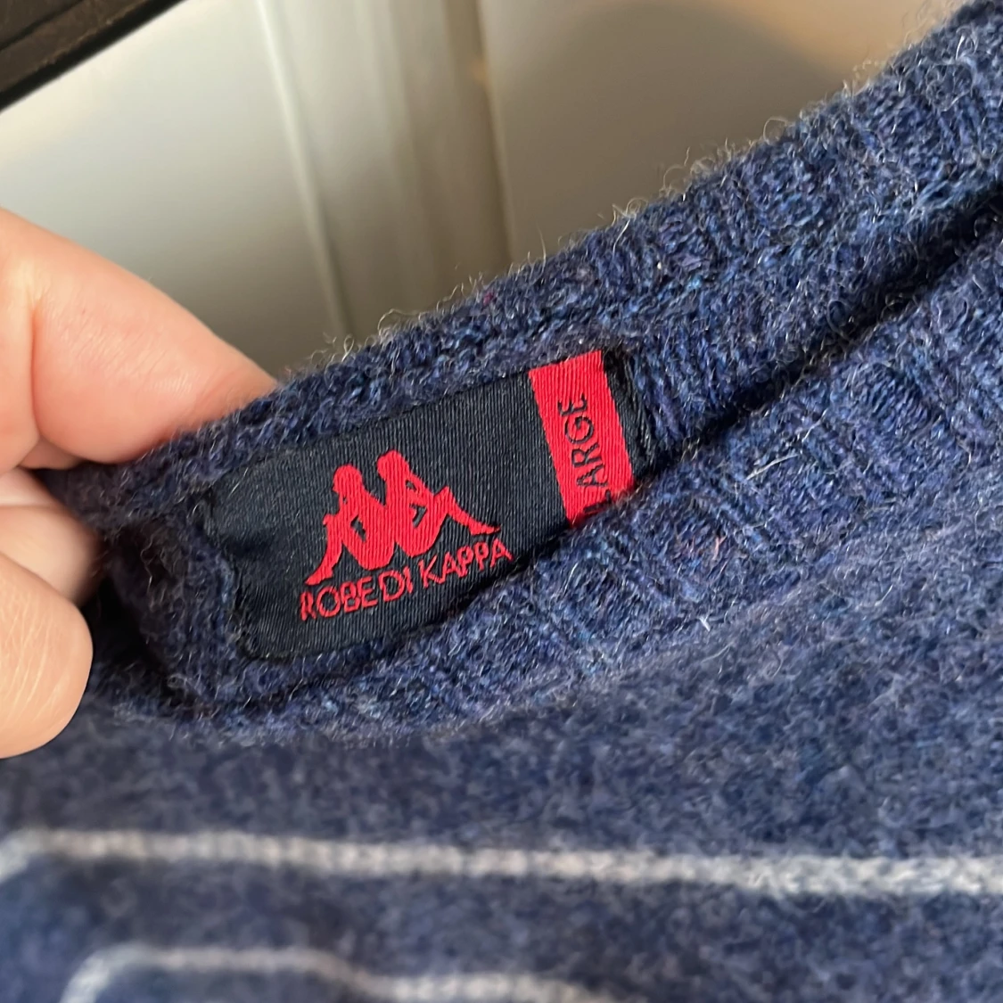 Blå randig stickad tröja från Robe di Kappa - 2