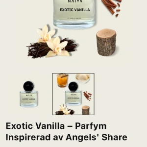 Exotic Vanilla parfym från Naiya - Endast testad men passar tyvärr inte mig. 50 ml💞