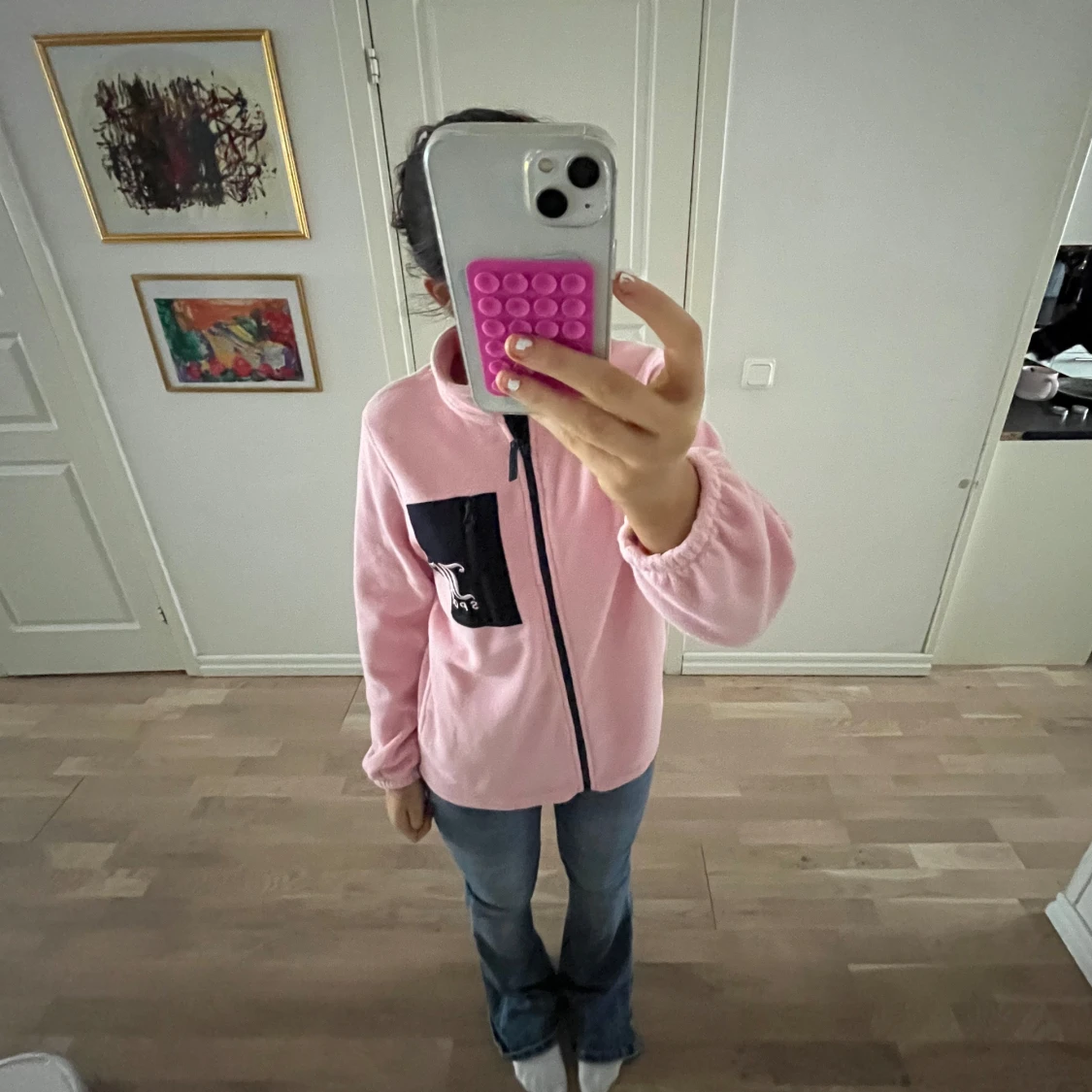 Rosa fleecejacka från Juicy Couture