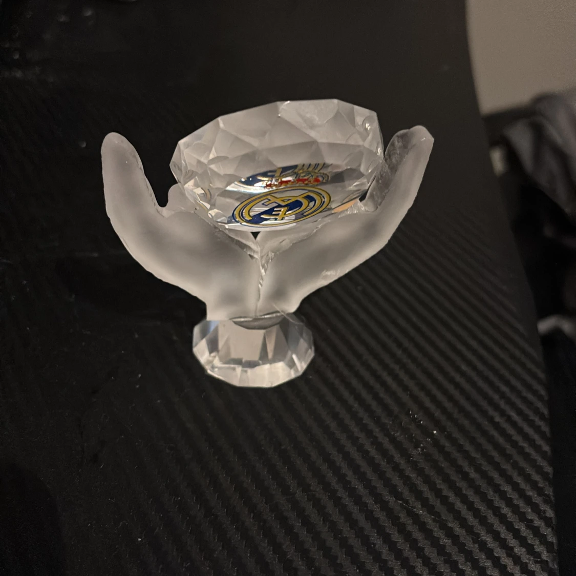 Kristallprydnad med Real Madrid-logga - 1