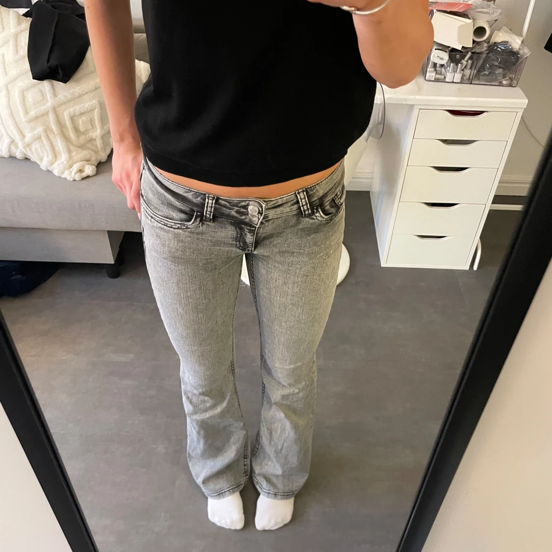 Lågmidjade jeans - 1