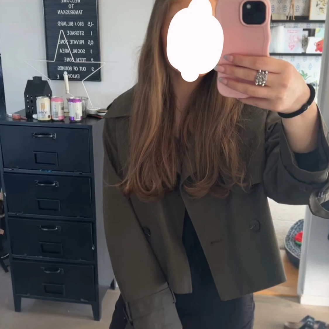 Grön trenchcoat - 3