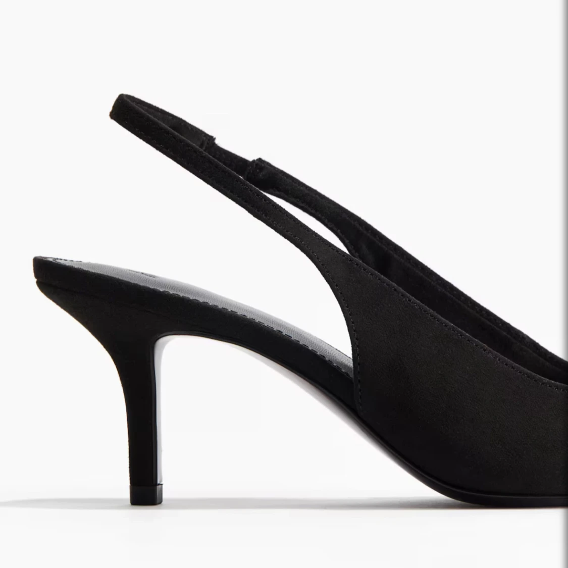 Svarta slingbacks hm - 2