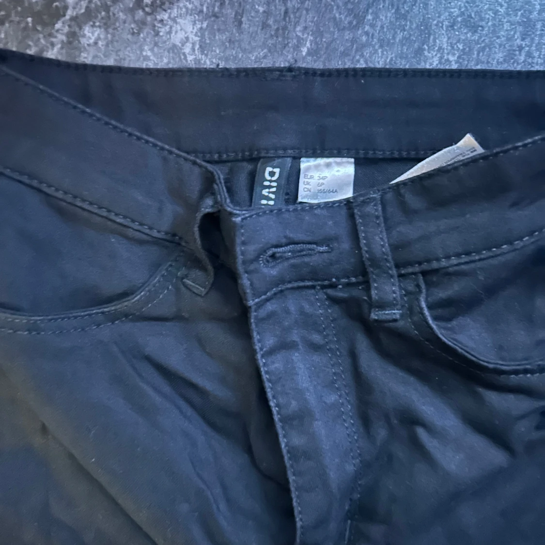 Svarta skinny jeans från Divided barn - 1