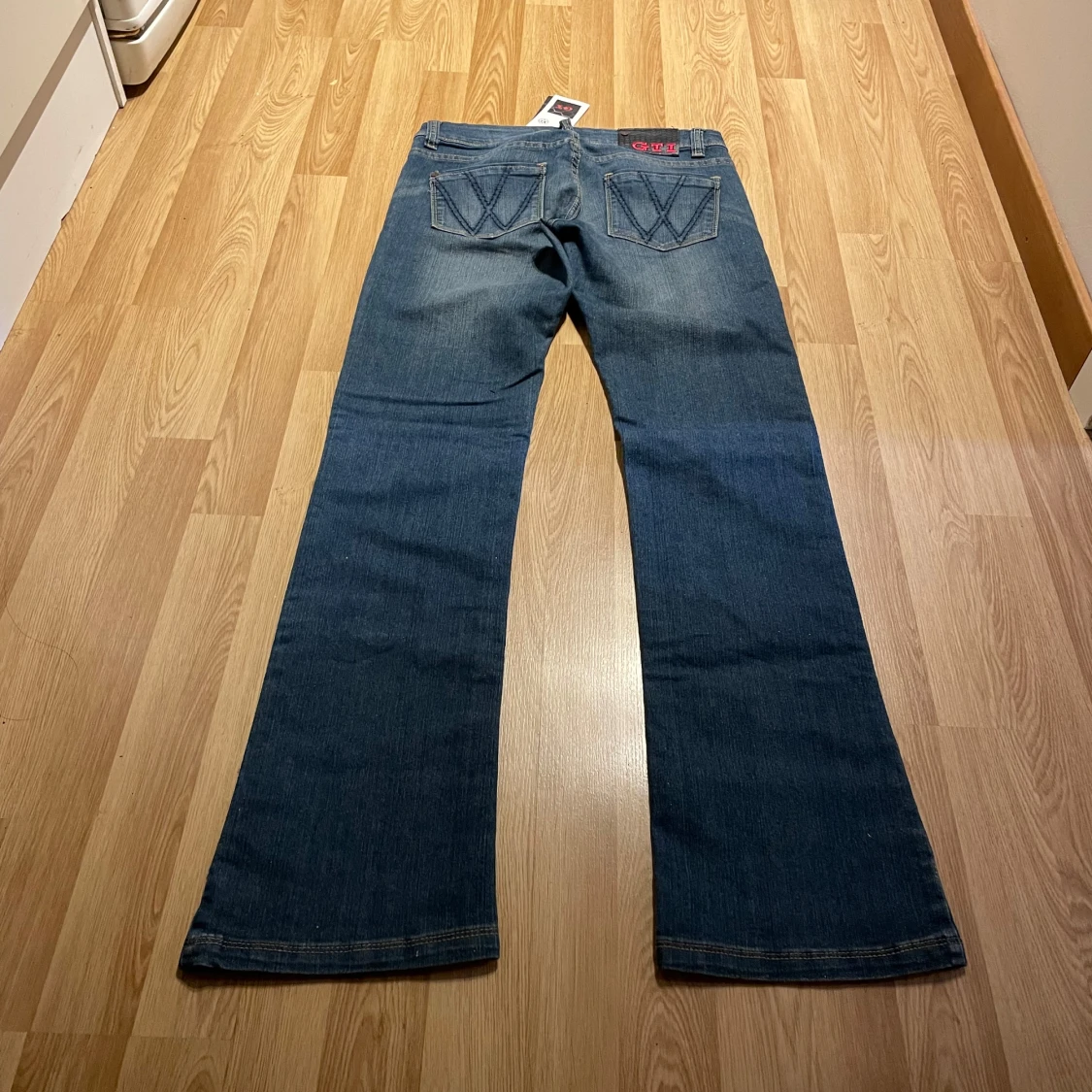 Lågmidjade bootcut jeans - 1