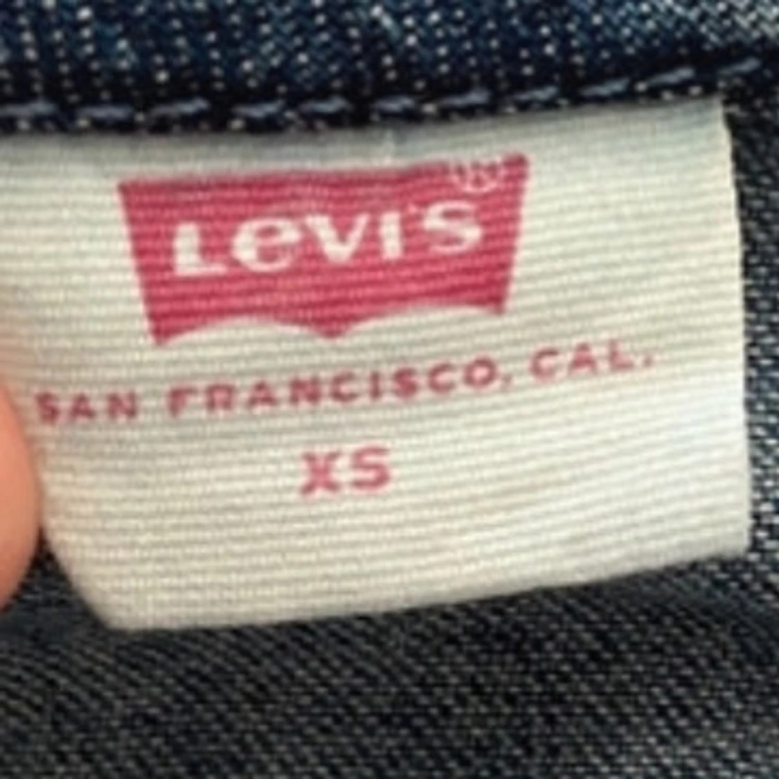 Blå jeansjacka från Levi's - 1