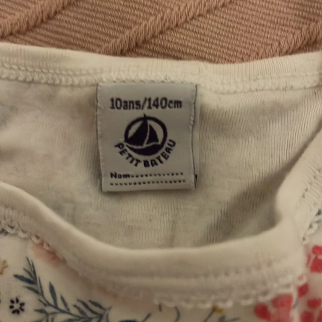 Blommig linnetopp från Petit Bateau - 1