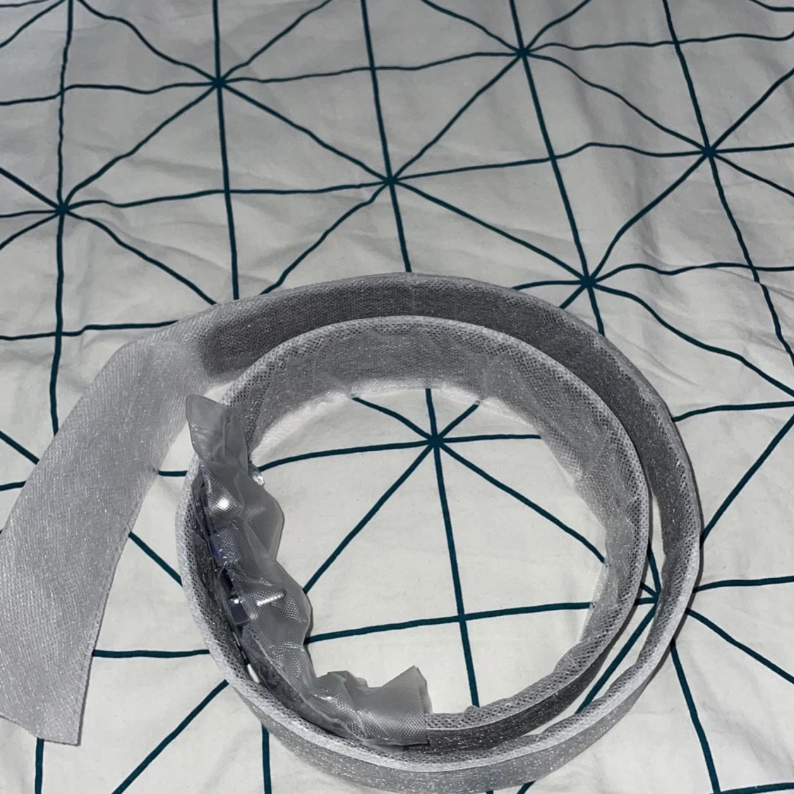 Svart bälte med unik spänne - 3