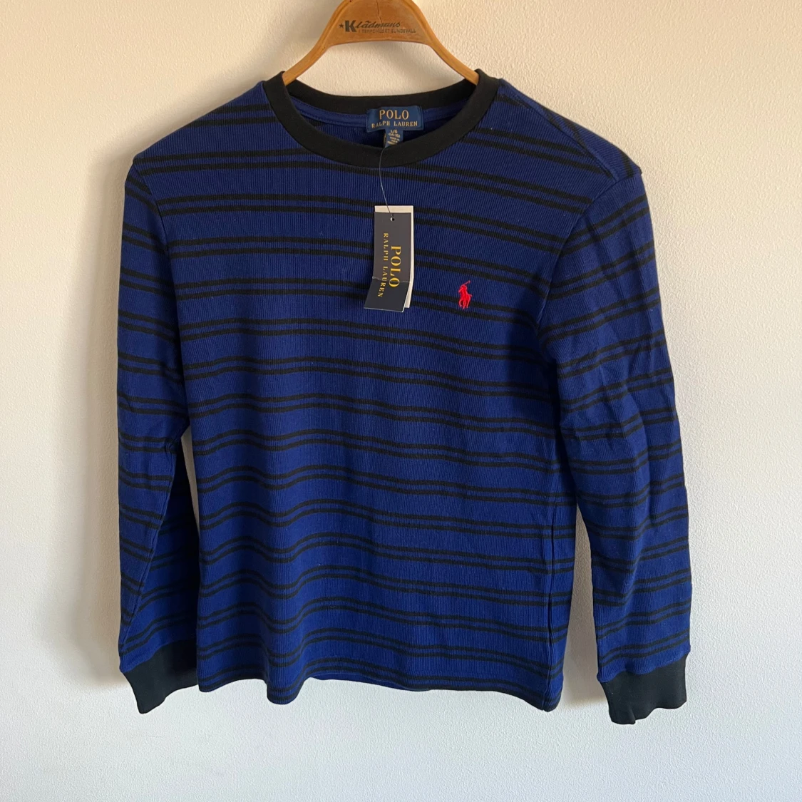 Blå och svart randig tröja från Polo Ralph Lauren - 1