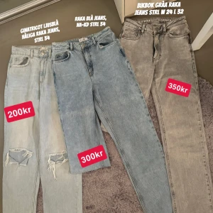 Garderobsrensning: Jeans, pris på bild gäller - Garderobsrensning! Alla jeans är i jättegott skick och knappast använda. Vissa modeller finns inte alls att köpa längre. Pris kan diskuteras vid köp av flera plagg på min Plick då det är en stor rensning av kläder jag gör! Inga skambud tack 💕