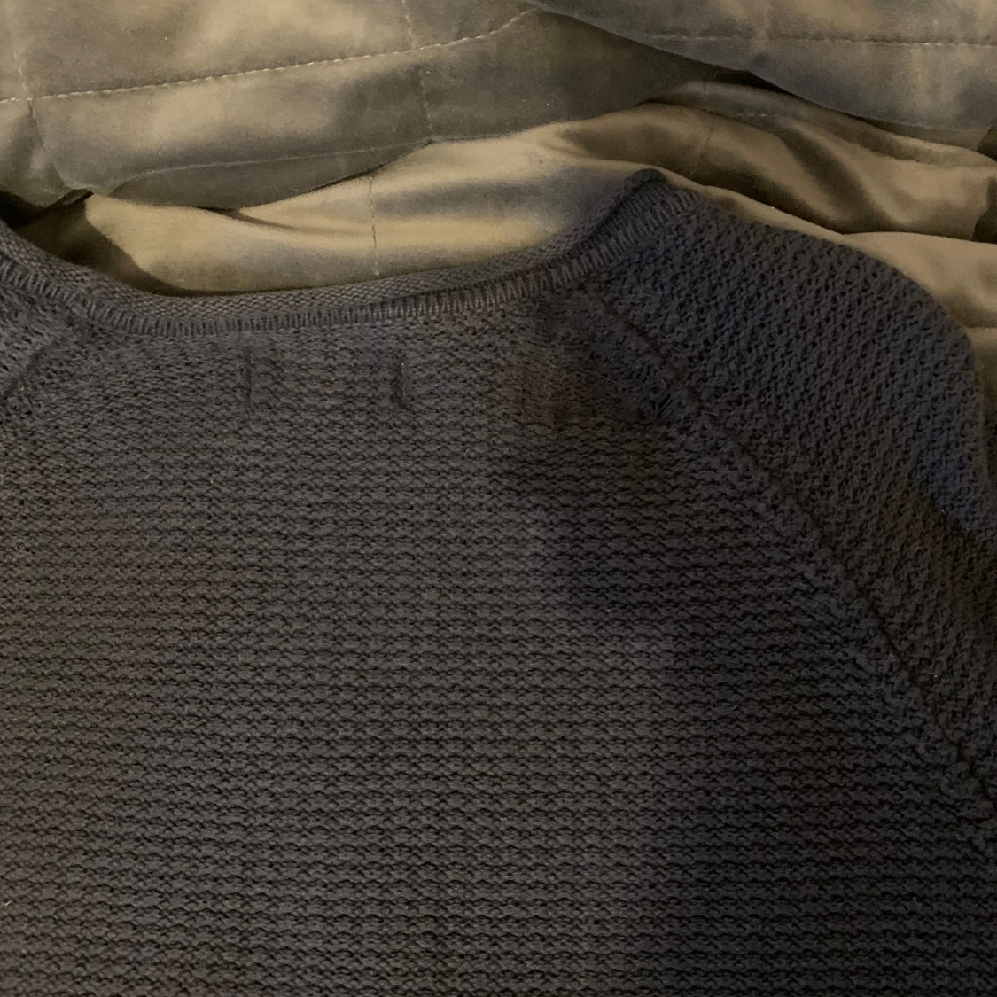 Mörkblå stickad tröja från Jack & Jones - 2