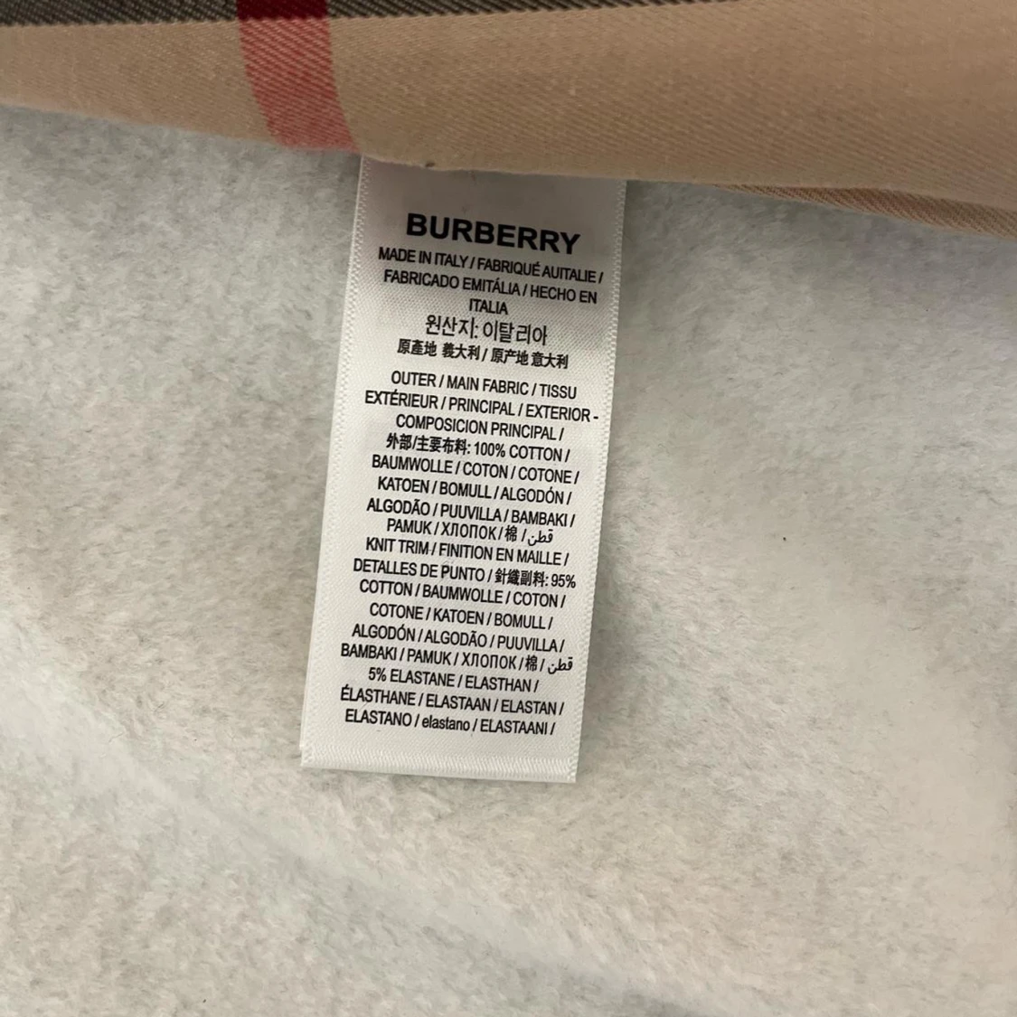 Grå hoodie från Burberry - 4