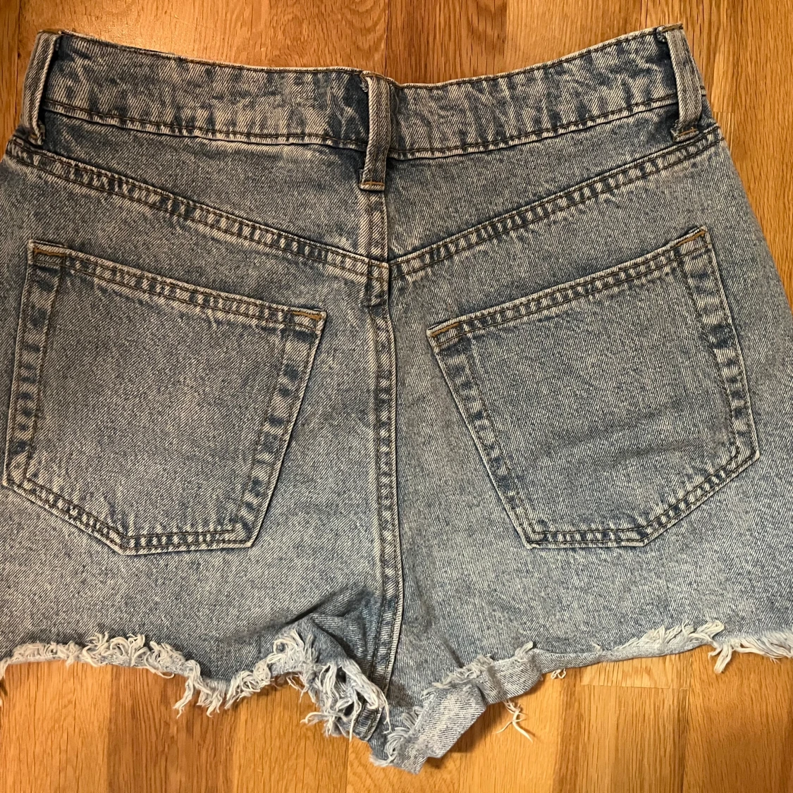 Blå jeansshorts - 1