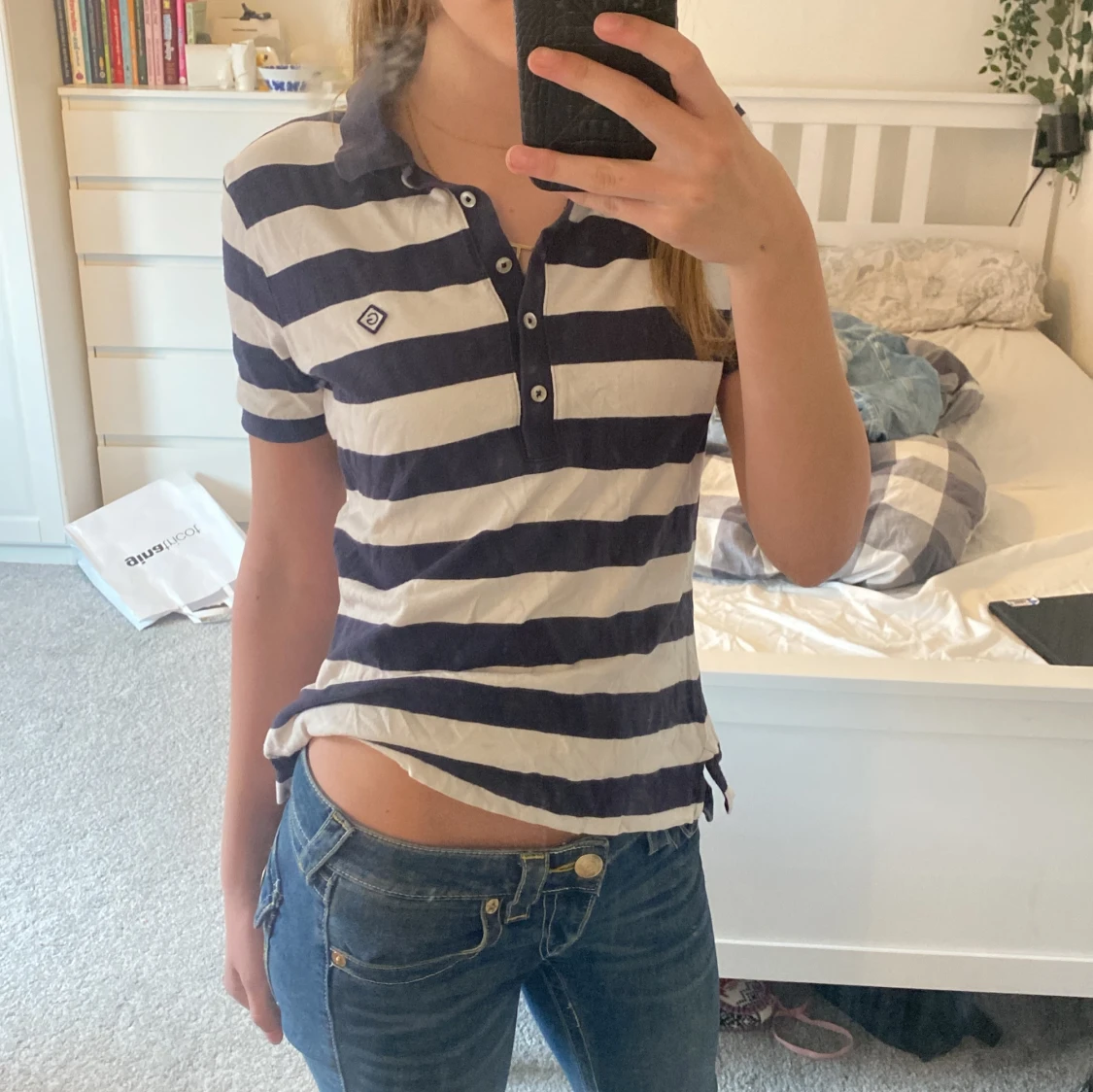 Randig pikétröja från GANT💕