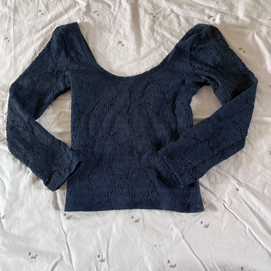 Svart spets topp - 2