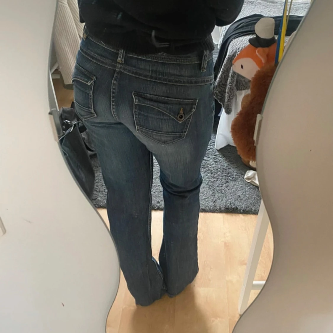 Blå bootcut jeans från Esprit - 1