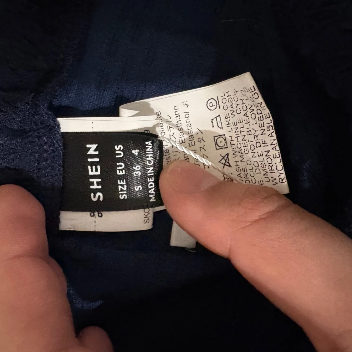 Mörkblå omlottkjol och topp från SHEIN - 2