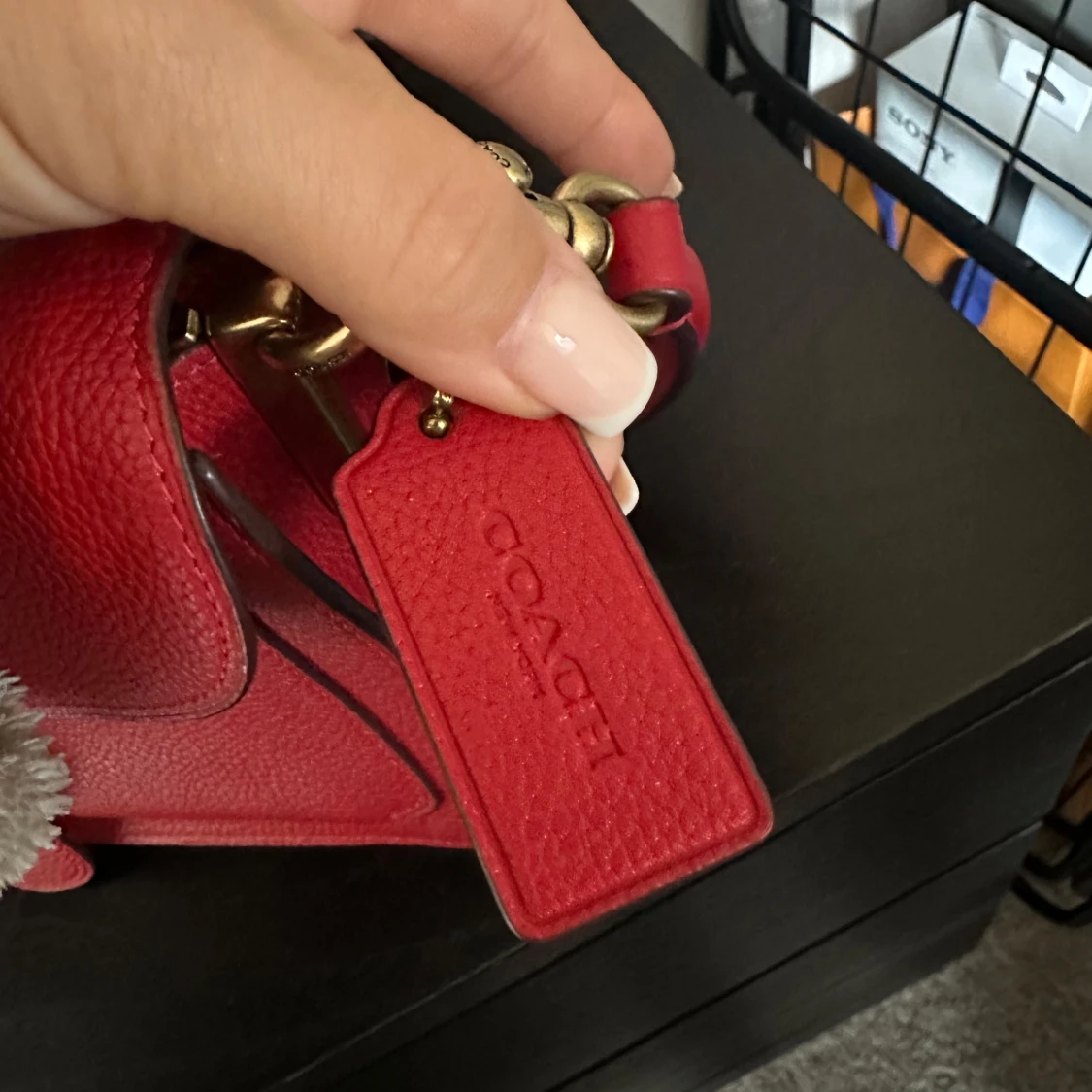 Röd axelväska från Coach - 2