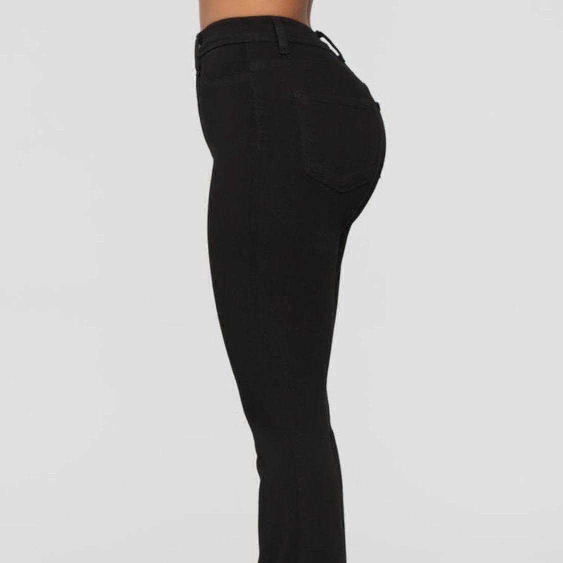 Svarta bootcut jeans - 1