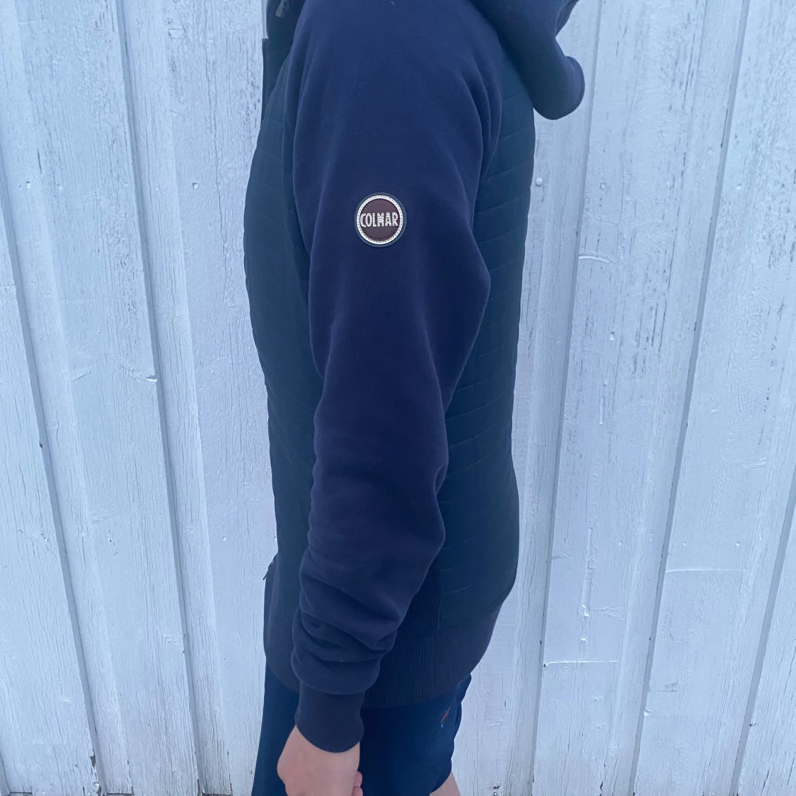 Mörkblå cardigan från Colmar - 4