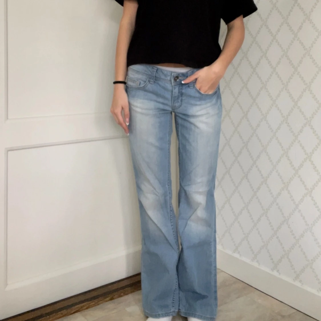 Lågmidjade jeans