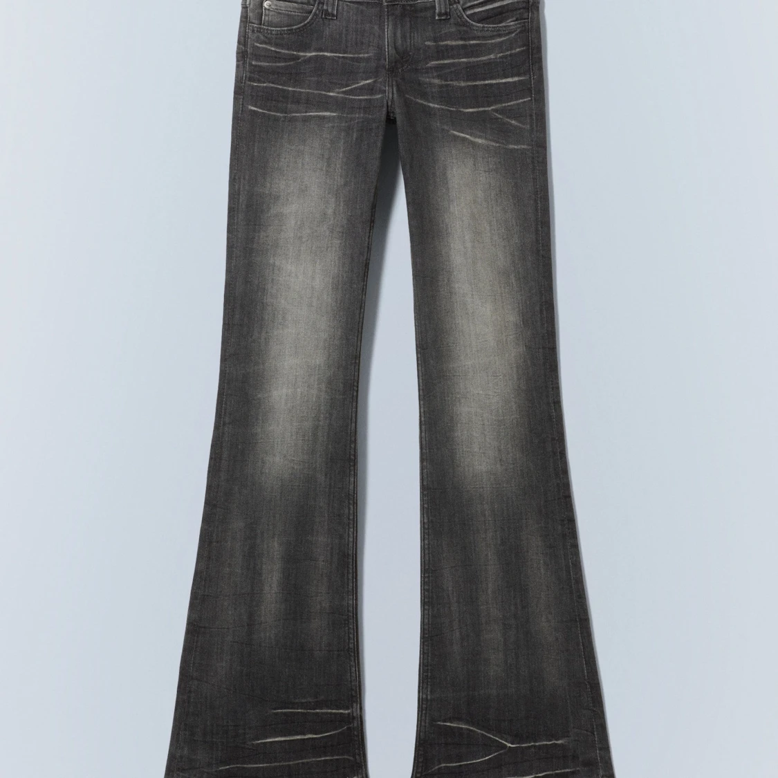 Svarta bootcut jeans