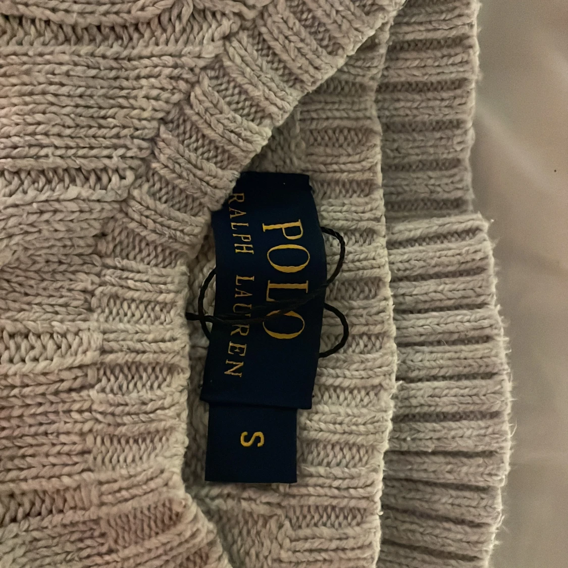 Grå stickad tröja från Polo Ralph Lauren - 2