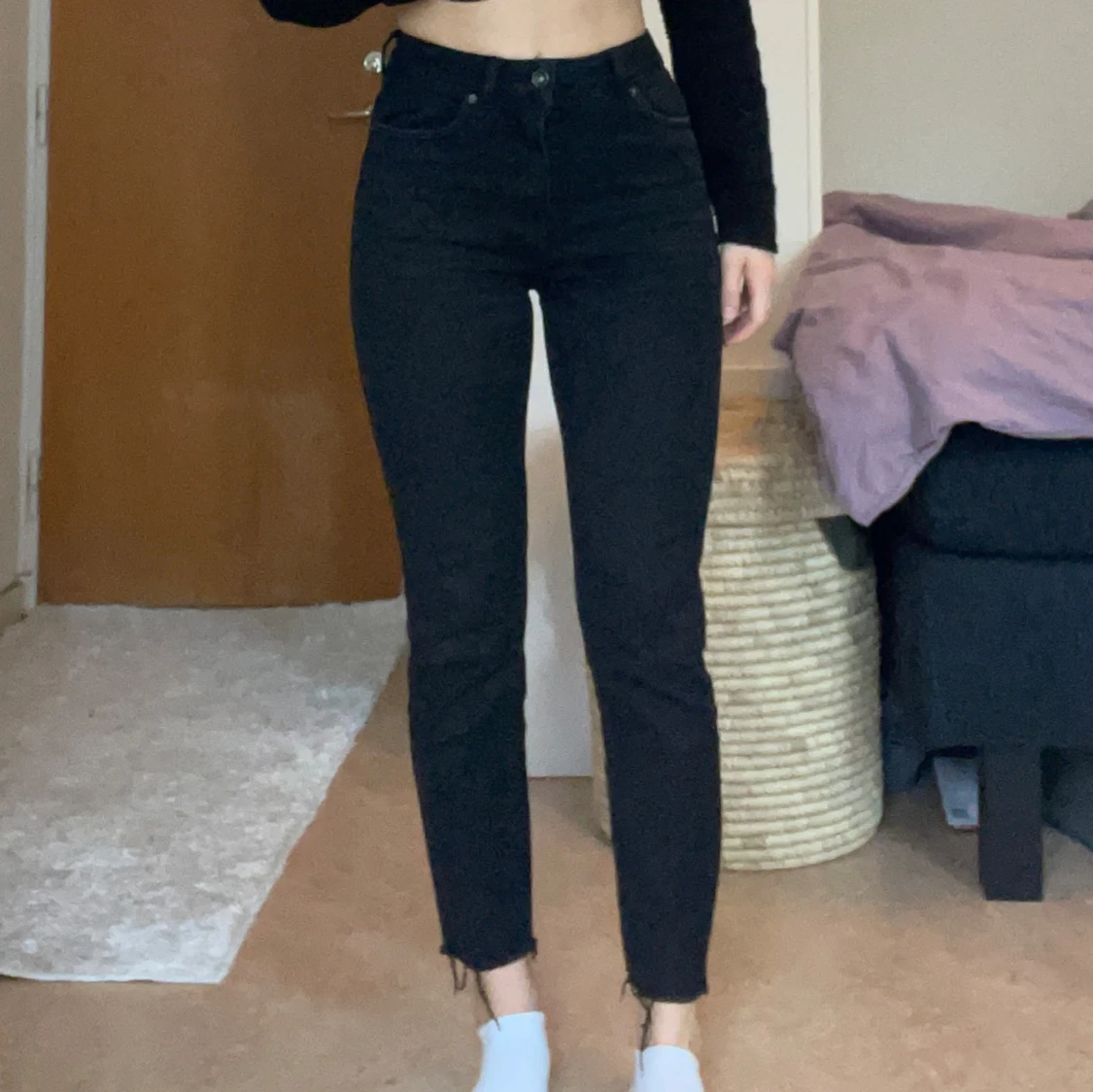 Svarta jeansbyxor (NYA) - 2